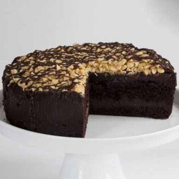 Dark Chocolate Fudge Cake